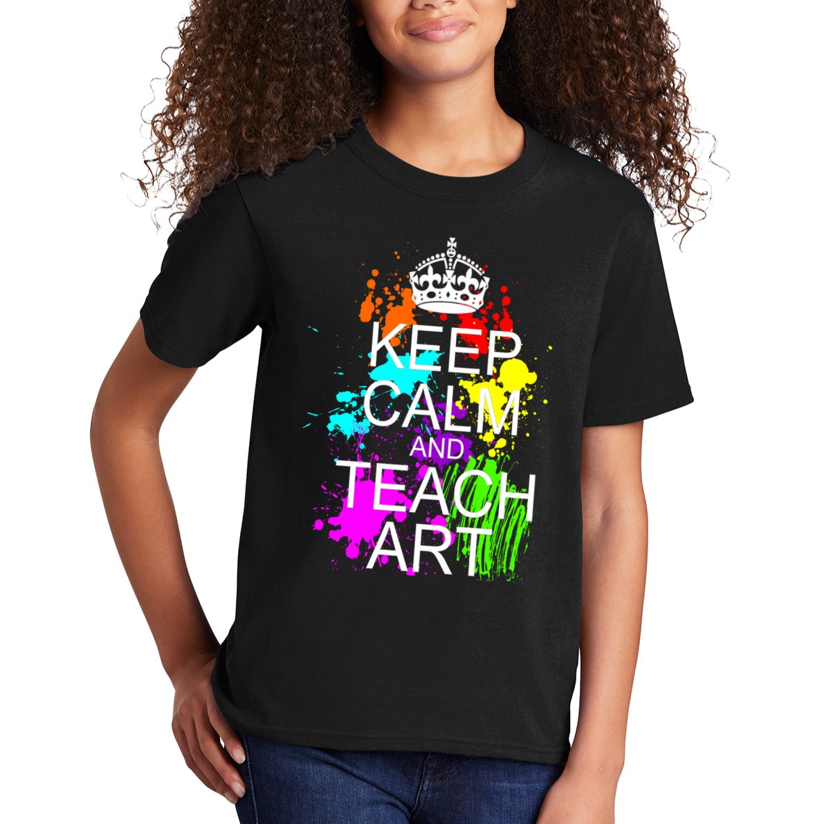 Keep Calm And Teach Art Kids T-Shirt