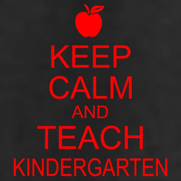 Keep Calm And Teach Kindergarten Garment-Dyed Heavyweight T-Shirt
