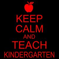 Keep Calm And Teach Kindergarten Ladies Essential Flowy Tank