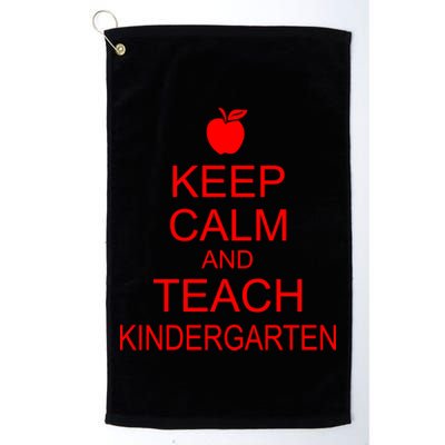 Keep Calm And Teach Kindergarten Golf Towel