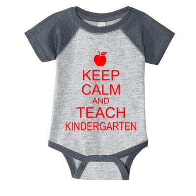 Keep Calm And Teach Kindergarten Infant Baby Jersey Bodysuit