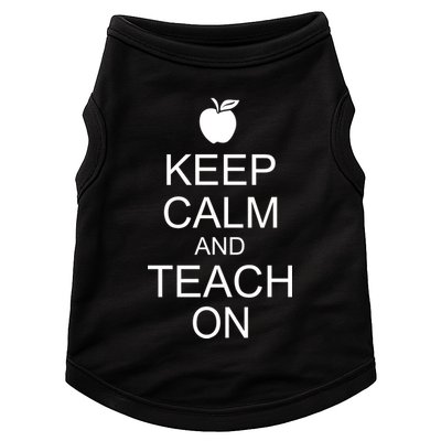 Keep Calm and Teach On Doggie Tank
