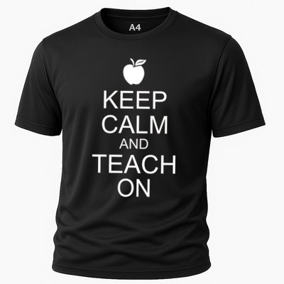 Keep Calm and Teach On Performance Shirt