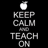 Keep Calm and Teach On 16 in Basic Backpack