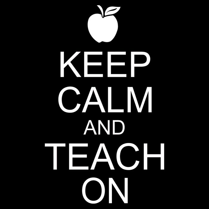 Keep Calm and Teach On 16 in Basic Backpack