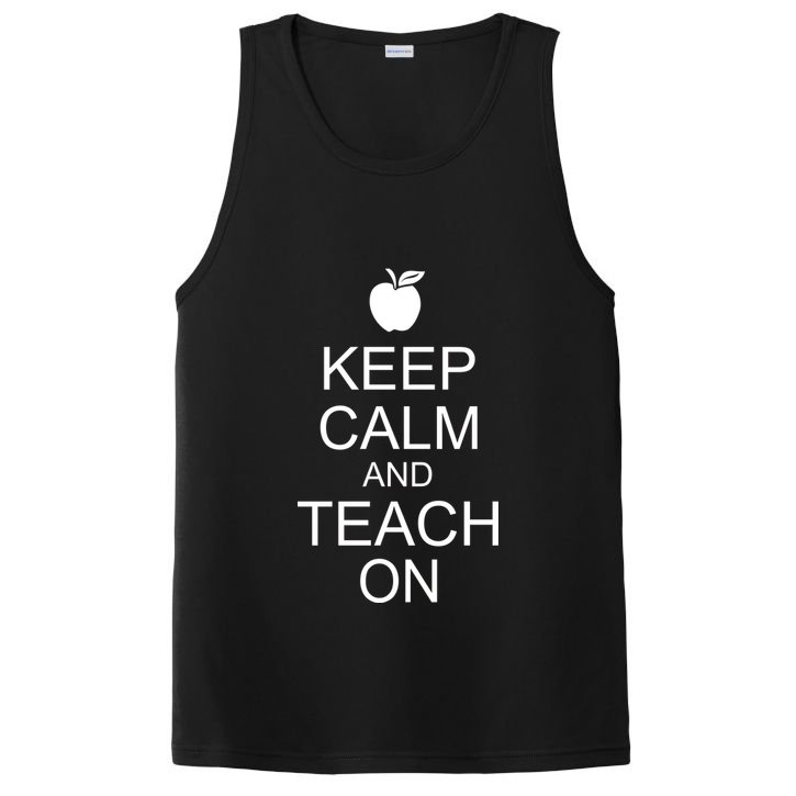 Keep Calm and Teach On PosiCharge Competitor Tank