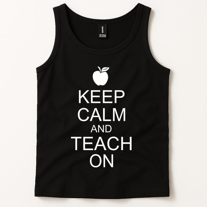 Keep Calm and Teach On Tank Top