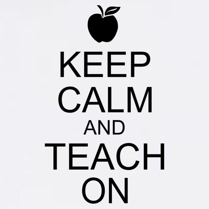 Keep Calm and Teach On Garment-Dyed Sweatshirt