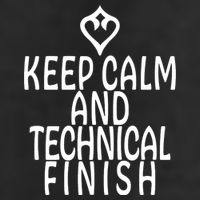 Keep Calm And Technical Finish Dancer FF14 7 Panel Mesh Trucker Snapback Hat