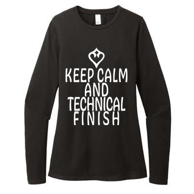 Keep Calm And Technical Finish Dancer FF14 Womens CVC Long Sleeve Shirt