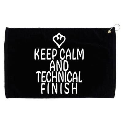 Keep Calm And Technical Finish Dancer FF14 Grommeted Golf Towel