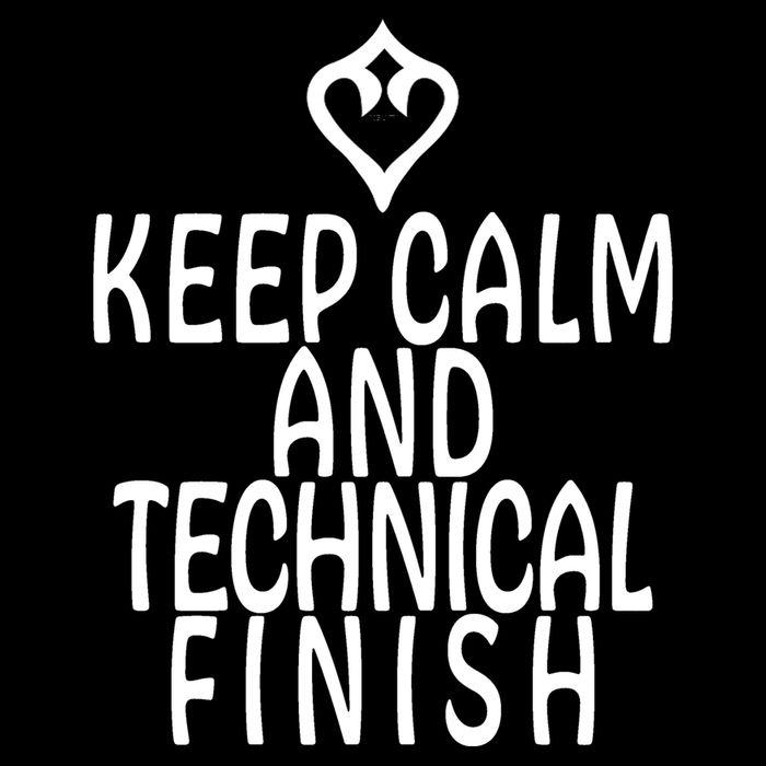 Keep Calm And Technical Finish Dancer FF14 Cropped Pullover Crew