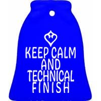 Keep Calm And Technical Finish Dancer FF14 Ceramic Bell Ornament