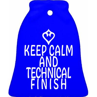 Keep Calm And Technical Finish Dancer FF14 Ceramic Bell Ornament