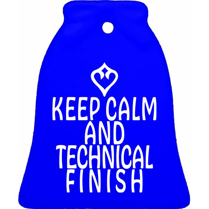 Keep Calm And Technical Finish Dancer FF14 Ceramic Bell Ornament