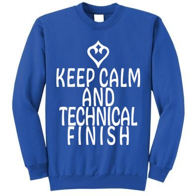Keep Calm And Technical Finish Dancer FF14 Tall Sweatshirt