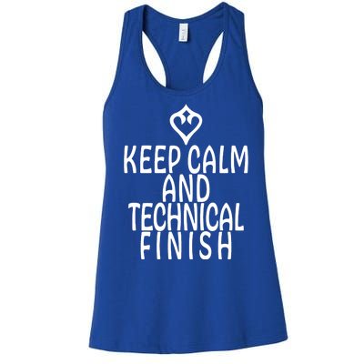 Keep Calm And Technical Finish Dancer FF14 Women's Racerback Tank