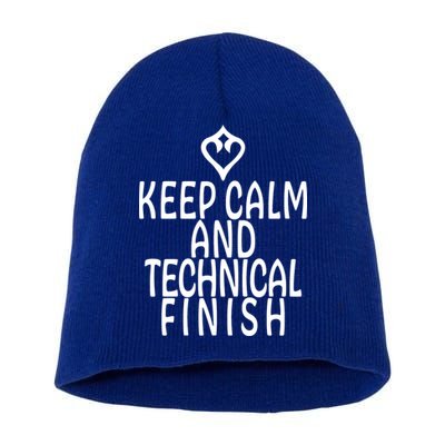 Keep Calm And Technical Finish Dancer FF14 Short Acrylic Beanie