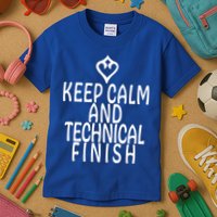 Keep Calm And Technical Finish Dancer FF14 Kids T-Shirt