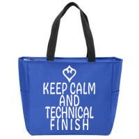 Keep Calm And Technical Finish Dancer FF14 Zip Tote Bag