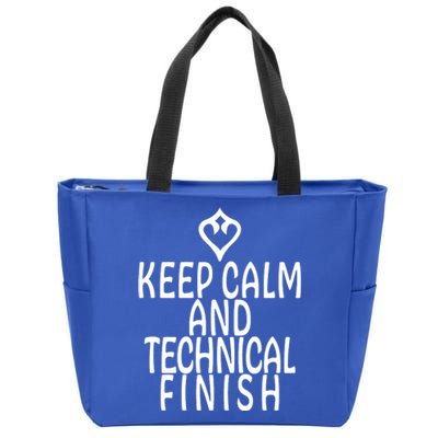 Keep Calm And Technical Finish Dancer FF14 Zip Tote Bag