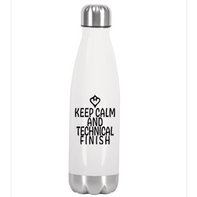 Keep Calm And Technical Finish Dancer FF14 Stainless Steel Insulated Water Bottle