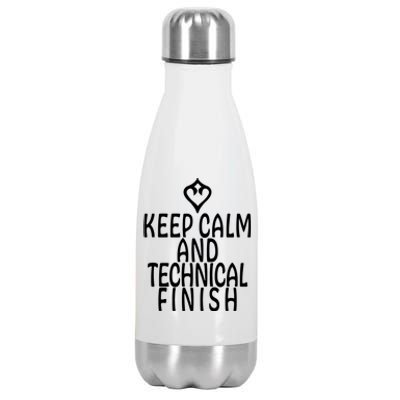 Keep Calm And Technical Finish Dancer FF14 Stainless Steel Insulated Water Bottle