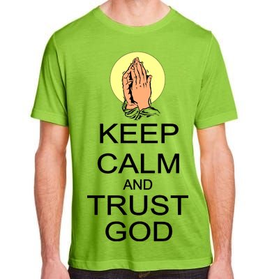 Keep Calm and Trust God Adult ChromaSoft Performance T-Shirt