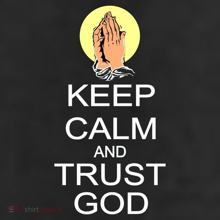 Keep Calm and Trust God Cool Comfort Performance Bucket Hat