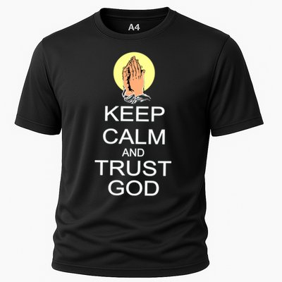 Keep Calm and Trust God Performance Shirt
