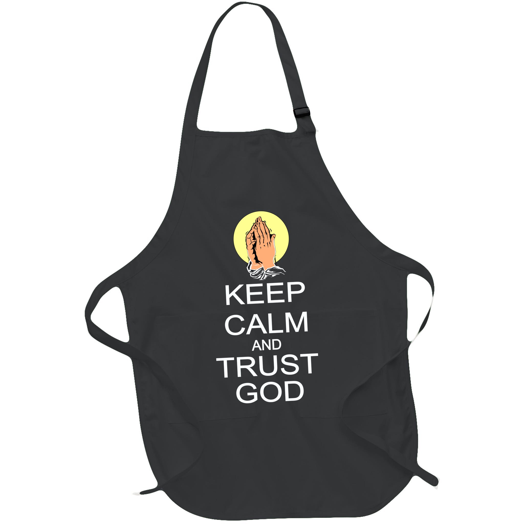Keep Calm and Trust God Apron