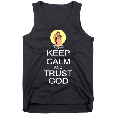 Keep Calm and Trust God Tank Top