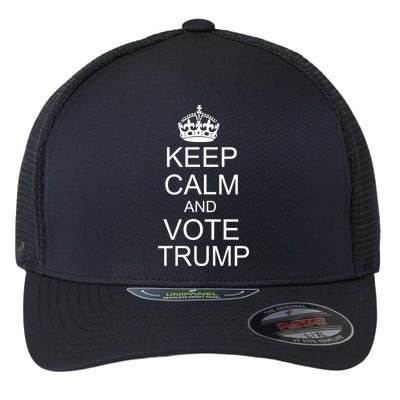 Keep Calm And Vote Trump Flexfit Unipanel Trucker Cap