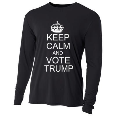 Keep Calm And Vote Trump Cooling Performance Long Sleeve Crew