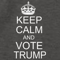 Keep Calm And Vote Trump Vector Backpack