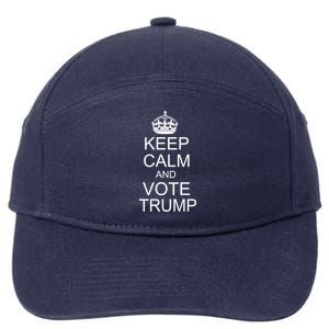 Keep Calm And Vote Trump 7-Panel Snapback Hat