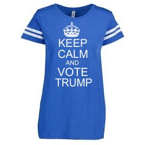 Keep Calm And Vote Trump Enza Ladies Jersey Football T-Shirt