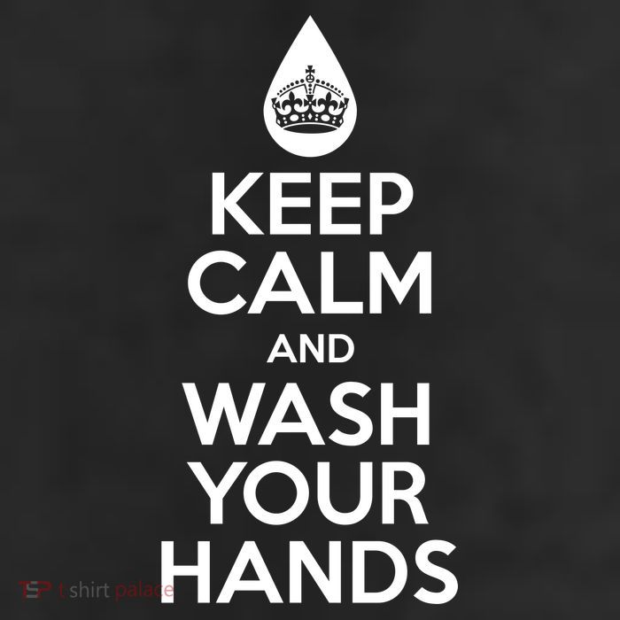 Keep Calm And Wash Your Hands Funny Virus Cool Comfort Performance Bucket Hat
