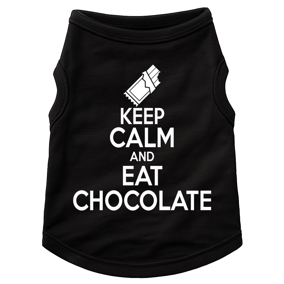 Keep Calm At Eat Chocolate Doggie Tank