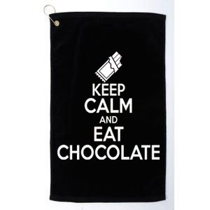 Keep Calm At Eat Chocolate Platinum Collection Golf Towel