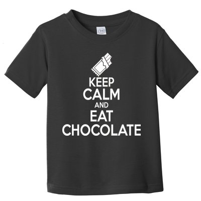 Keep Calm At Eat Chocolate Toddler T-Shirt