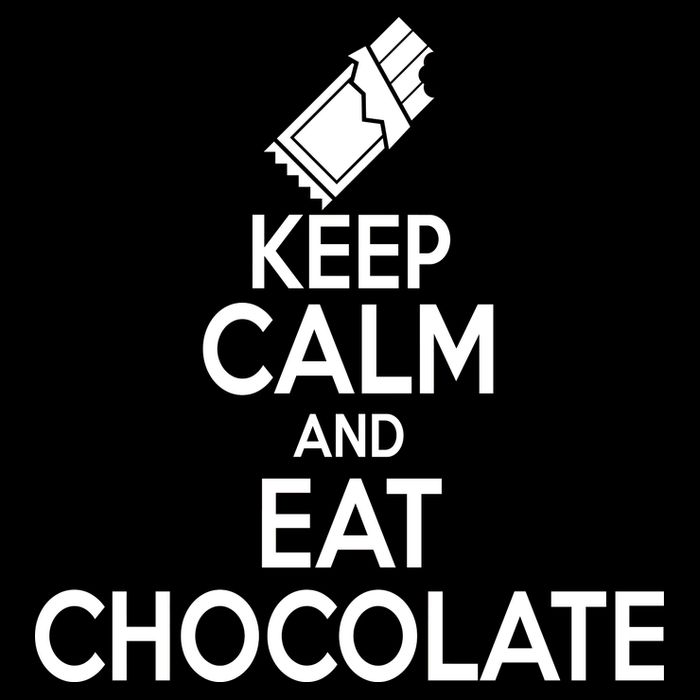 Keep Calm At Eat Chocolate Wool Snapback Cap