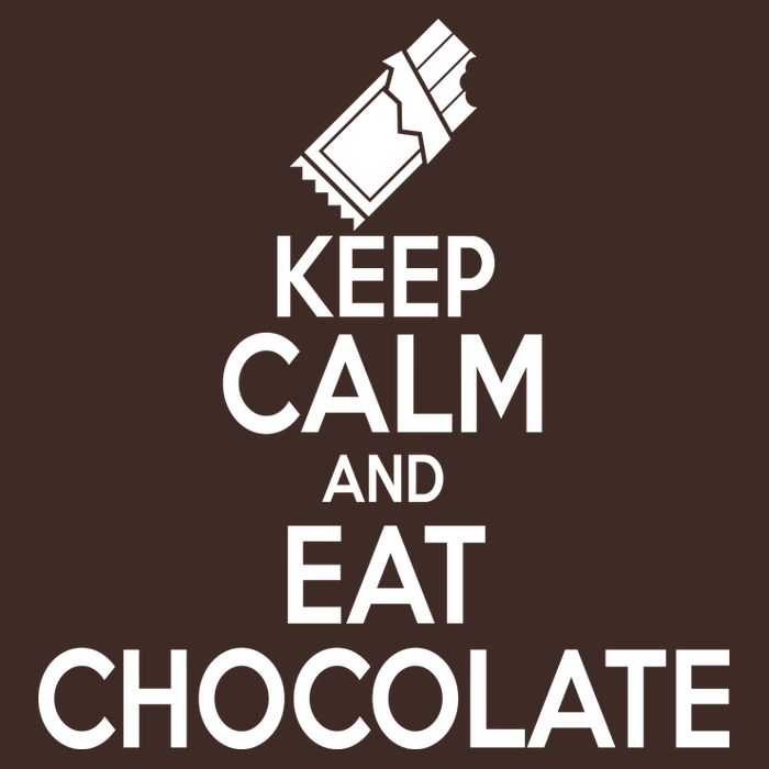 Keep Calm At Eat Chocolate Cooling Performance Crew T-Shirt