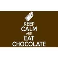 Keep Calm At Eat Chocolate Bumper Sticker