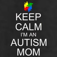 Keep Calm Autism Mom Awareness Garment-Dyed Heavyweight T-Shirt