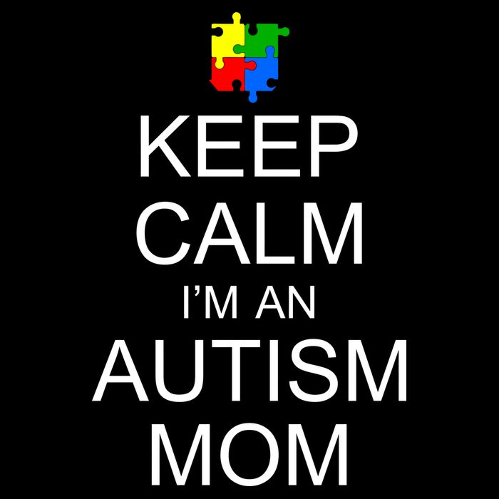 Keep Calm Autism Mom Awareness Impact Tech Backpack