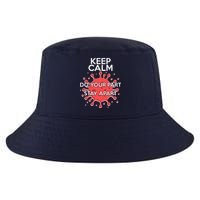 Keep Calm Do Your Part Stay Apart Virus Cool Comfort Performance Bucket Hat