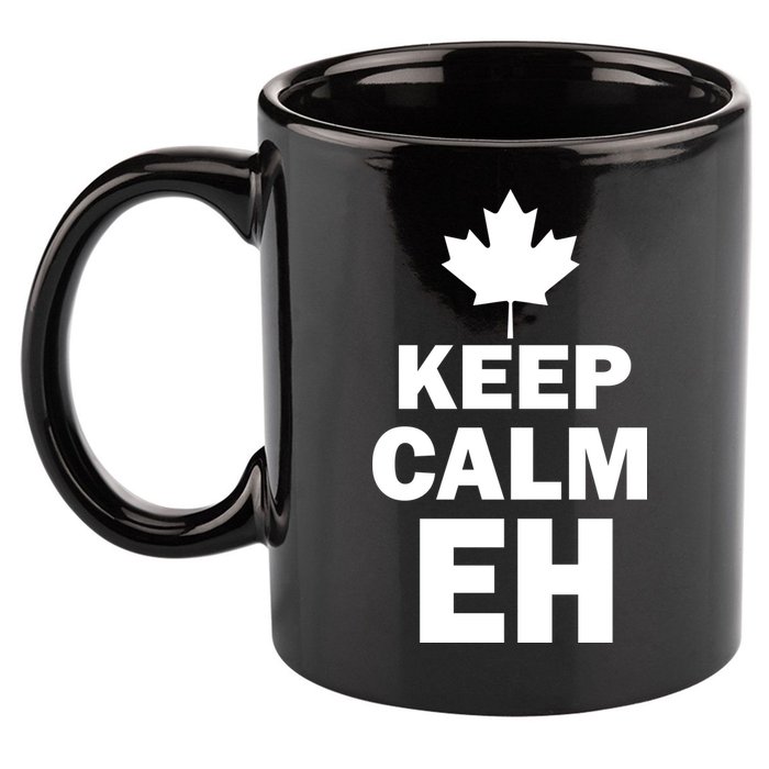 Keep Calm EH Funny Canadian  11oz C Handle Ceramic Mug