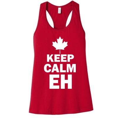 Keep Calm EH Funny Canadian  Womens Tank Top