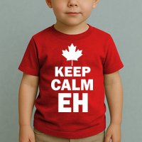 Keep Calm EH Funny Canadian  Toddler T-Shirt